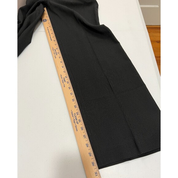 Ann Taylor Women's Margo Dress Pants Black White Pinstripe Virgin Wool Size 10 - Picture 10 of 12